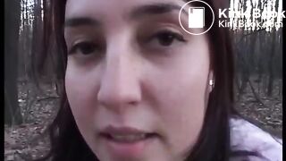 Teen shit outdoor