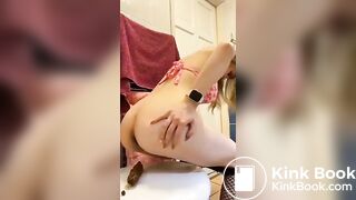 This girl produces logs