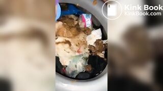 Scat Whore's 14 Minute Visit To A Porta Potty