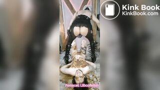 Scat Slut is a human Toilet for her Femdom