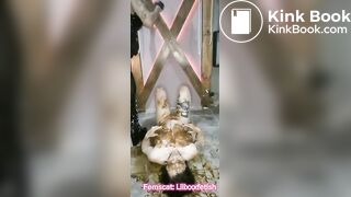 Scat Slut is a human Toilet for her Femdom