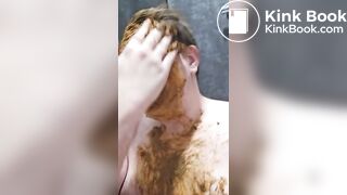 Fat shit pig smear and eat
