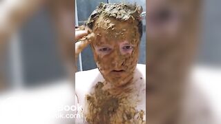 Fat shit pig smear and eat