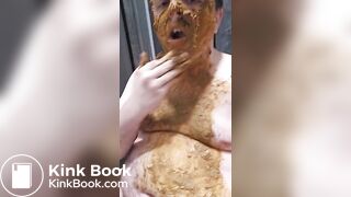 Fat shit pig smear and eat