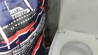 Close-up view of my anus while shitting