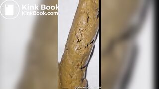 Happy scat smearing
