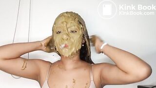 Hot Latina Extreme Diarrhea Smearing