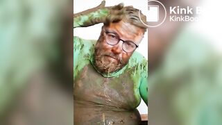 Dirty dildo sucking & shit smearing