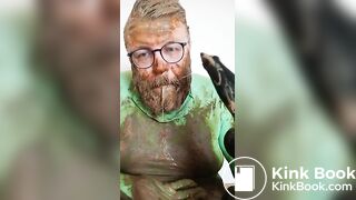 Dirty dildo sucking & shit smearing