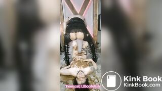 Scat Slave  is Human Toilet fucjed by -mistress