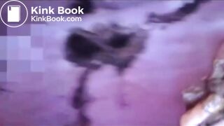 Amateur scat whore eating and swallowing shit