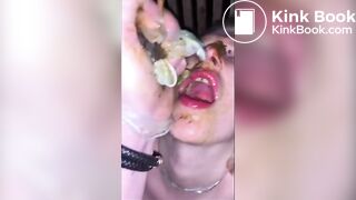 Worthless Cunt Fed Porta Potty Contents