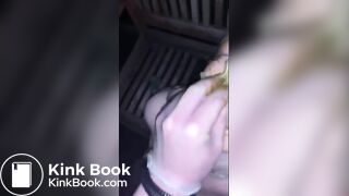 Worthless Cunt Fed Porta Potty Contents