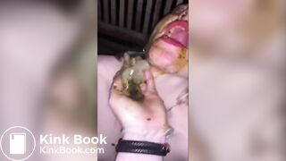 Worthless Cunt Fed Porta Potty Contents