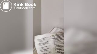 Cleaning my toilet with the bible  HAIL SATAN!