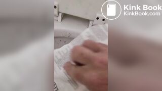 Cleaning my toilet with the bible  HAIL SATAN!