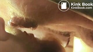 Master feeds with yummy scat from his wracked anus