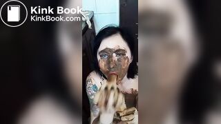 Milf shitting huge load for  Blowjob and smear