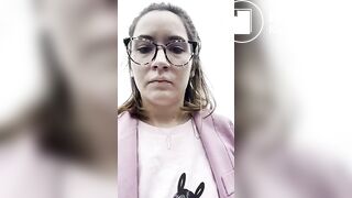 Girls pooping outdoor