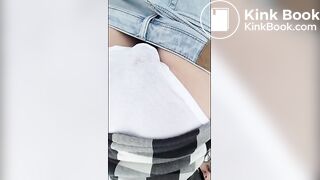 twink smears shit in his white underwear