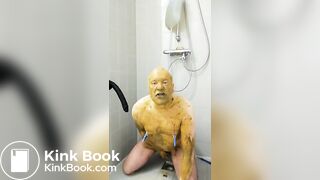 Slave Of Satan Gets Perverted Shit Enema