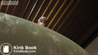 Giantess fart animation