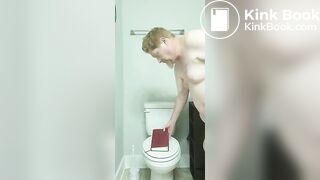 Shitting on the bible   FUCK JESUS HAIL SATAN!!!!