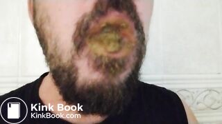 Gay Swallows Fresh Handful of Shit