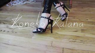 Lucky Male Slave Gimp gets to Fuck Latex Mistress