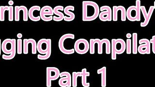 Princess Dandy's Pegging Compilation - Male sub gets pegged by bbw mistress