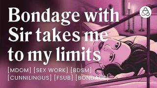 Sir ties me up and fucks me until I can't take it anymore [erotic audio stories]