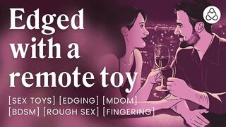 Begging Sir to let me cum after remote vibrator in public [erotic audio stories] [bdsm]
