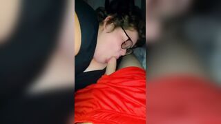 Bbw hucow sucks on her daddy's thick cock
