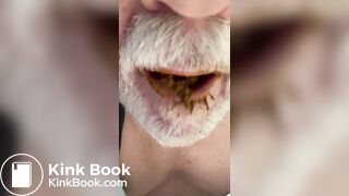 Gay Scat Porn, Gay myself eat pooping