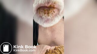 Gay Scat Porn, Gay myself eat pooping