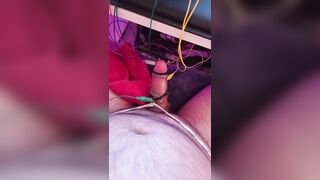 Estim Cumshot Painfull FHO - Ma voisine va m'entendre jouir sans les mains