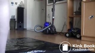 Constipated milf shitting and grunting