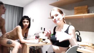 Real student orgy with 3 girls - squirting and pissing on girl - Lika Clarke & Amanda Clarke & Milka