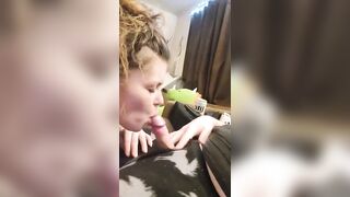 Sucking Stranger From Bar Cock While Husband Watches????Swallowed It All