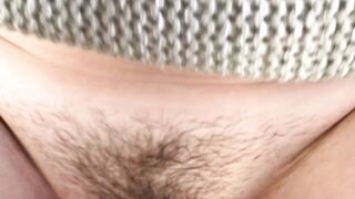 Do you really want me to piss on your cock? Then I also have a request - pee and cum in my pussy.
