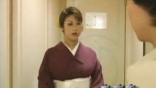 Japanese MILF fucked after toying