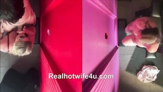 Teasing guys while they get orgasms ruined at the gloryhole but letting them fuck me after