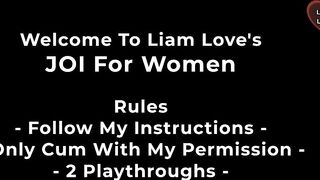 JOI for Women - Clit Edging Instructions and Mutual Masturbation