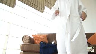 Asian girl and American guy like to touch and feel each other everywhere
