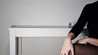 Let's RUIN slave orgasm! ???? it's CHASTITY CAGE day (cumshot in Mistress' hand, cum cleanup)