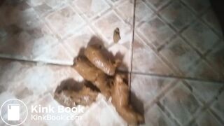 Prettyebonies a girl shitting doggystyle