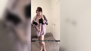 goth Trans girl femboy teases you in cute outfit