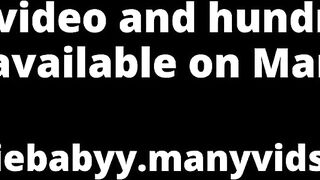 cum fetish gentle femdom babysitter uses your cock and gets creampied - full video on Veggiebabyy Ma