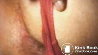 Scat - Showing off Asshole Red Panty