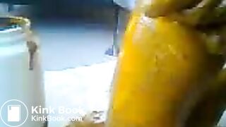 scat shit total KV brown cock smear